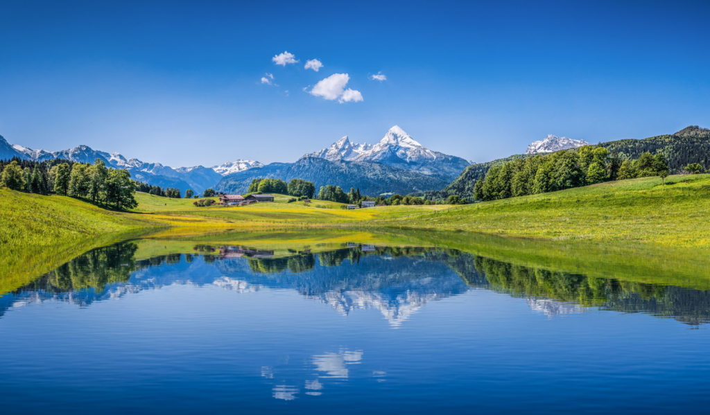 Camping in den Alpen und im Alpenvorland